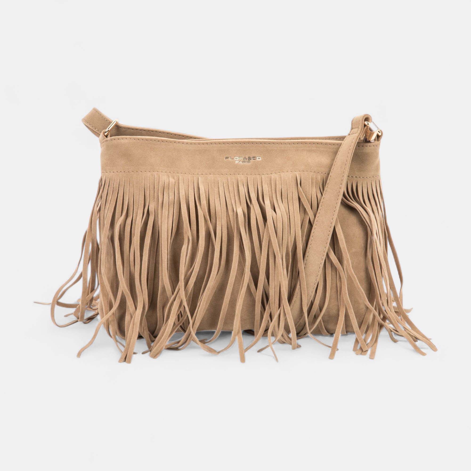 Sac bandoulière beige