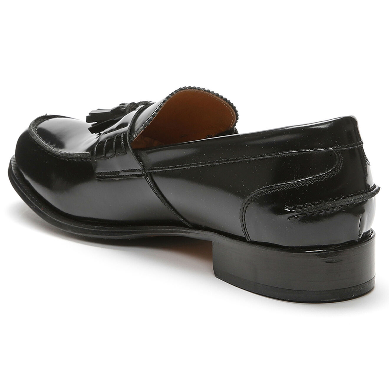 British Passport Mocassins en Cuir Mark noirs