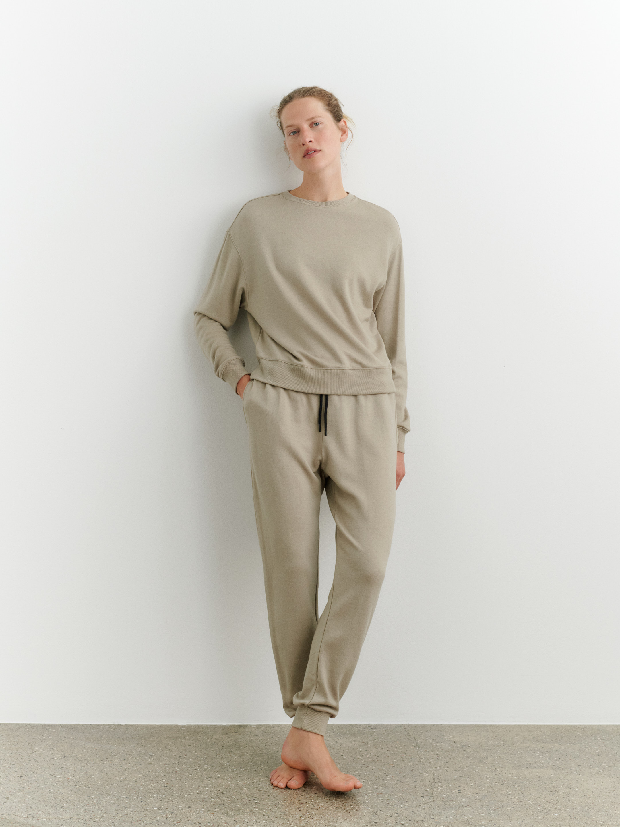Joggingbroek van merinowol voor dames - Gratis Verzendi