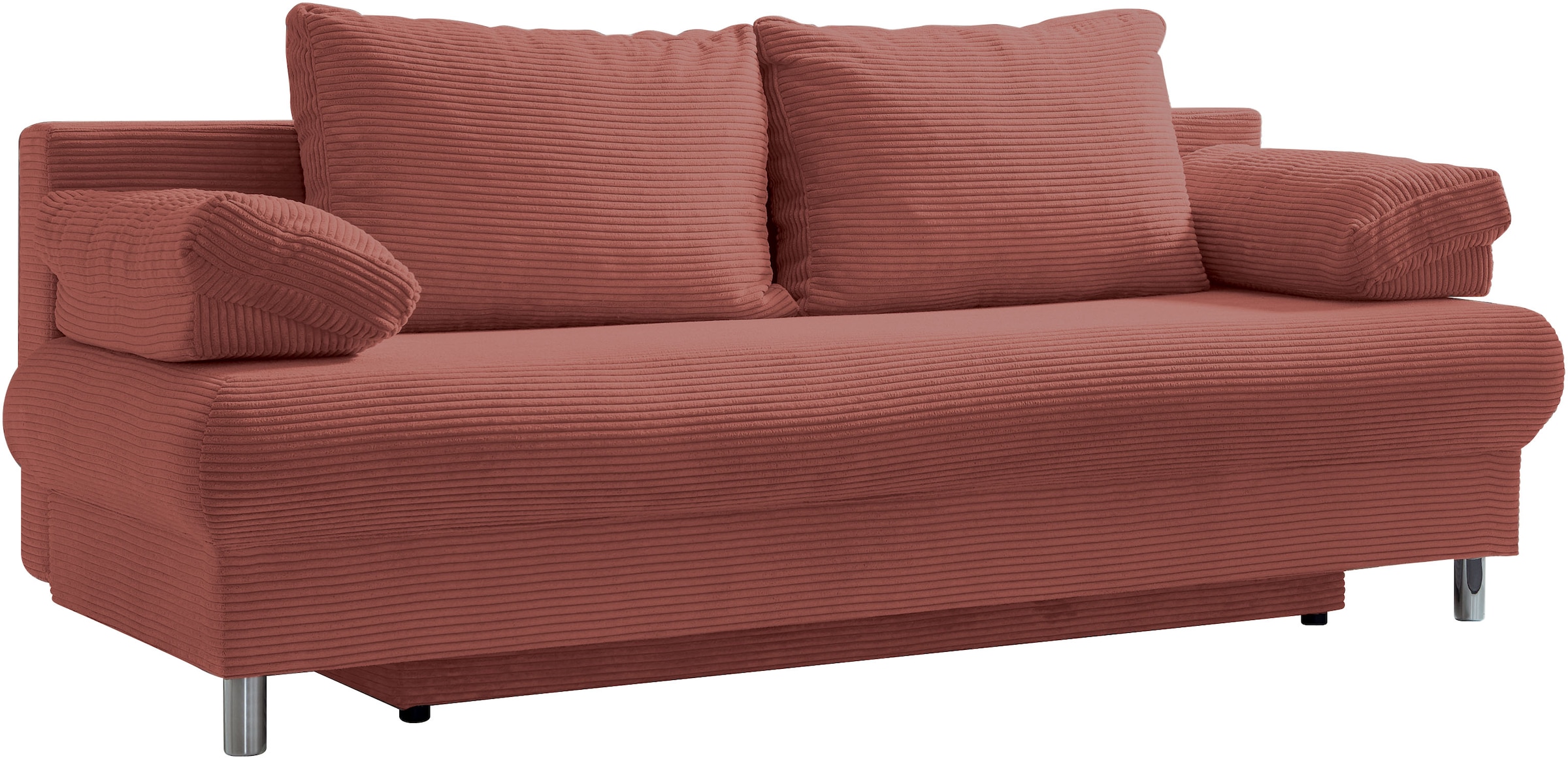 INOSIGN Schlafsofa »Como« 2-Sitzer, Federkern, Breite 196 cm, inkl. Rücken.-und Armlehnenkissen
