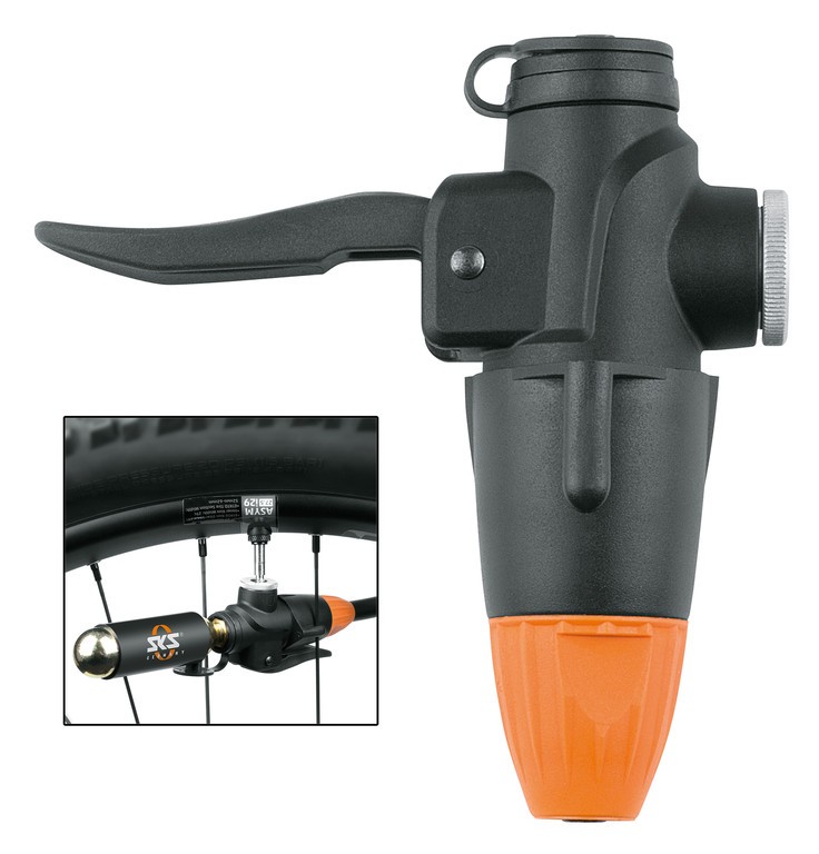 SKS Co2 pumpehoved til fodpumper