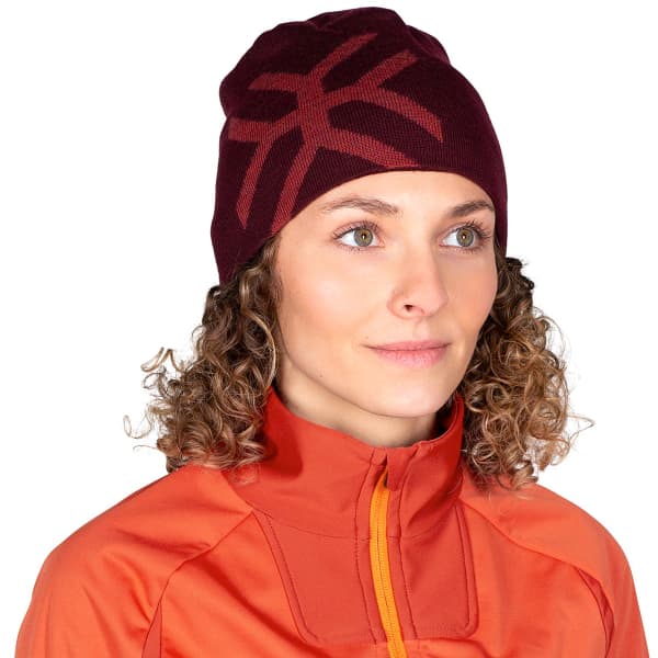 Bonnet Bandeau ski de randonnée AYAQ UPSALA WARM BEANIE RED SIENNA