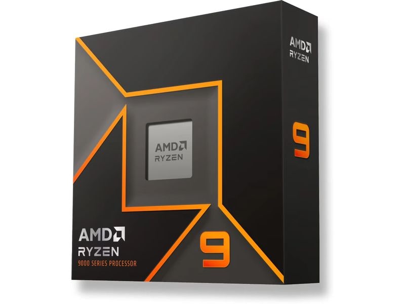 AMD CPU Ryzen 9 9900X 4.4 GHz Gaming-Prozessor mit 12 Kernen, 24 Threads und einer Leistungsaufnahme von 120 W