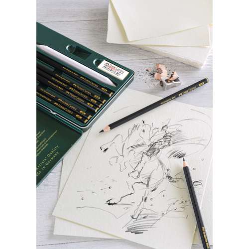 FABER-CASTELL Pitt Graphite Matt im Metall-Etui