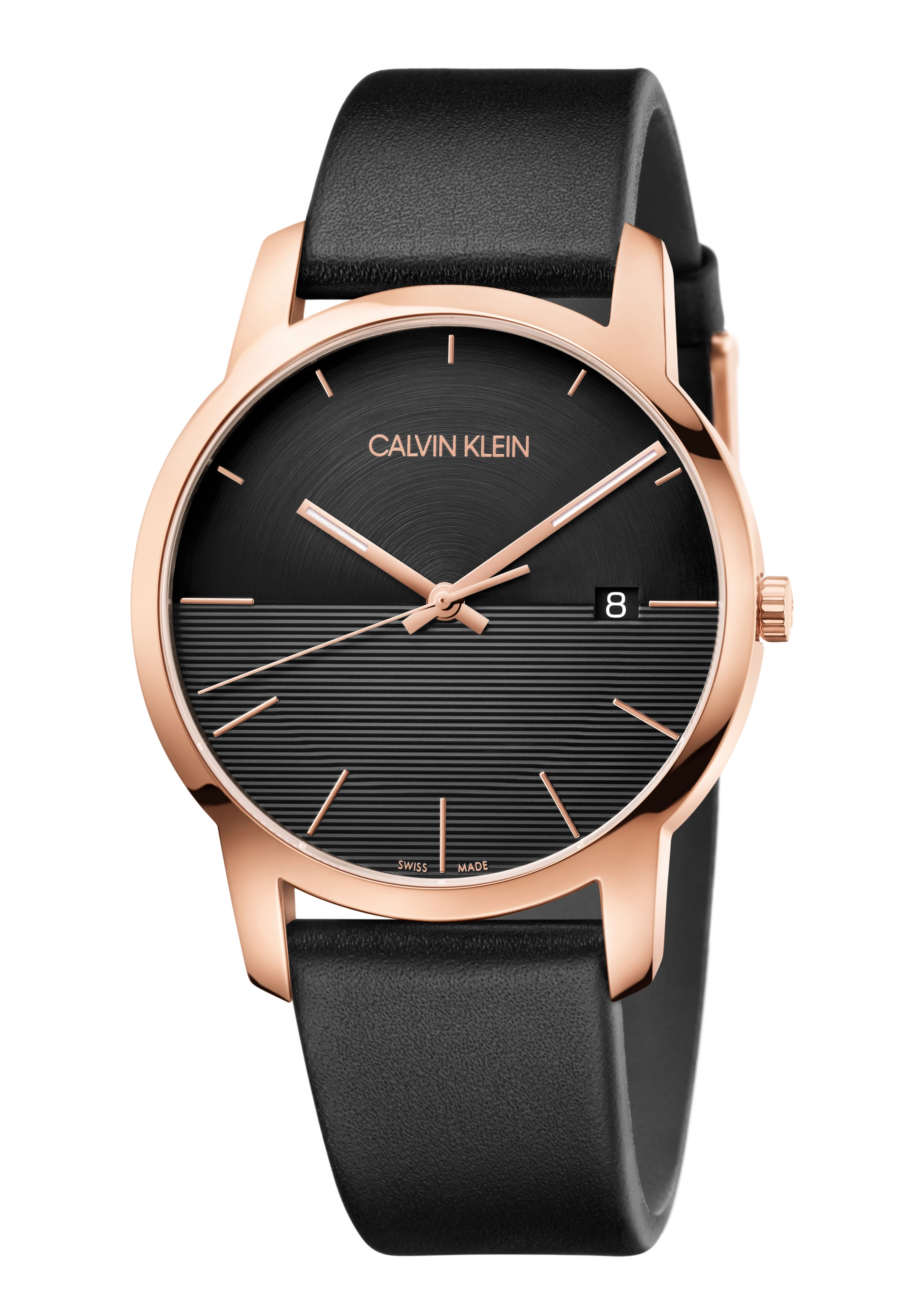 CALVIN KLEIN Herrenuhr City Schwarz K2G2G6CZ