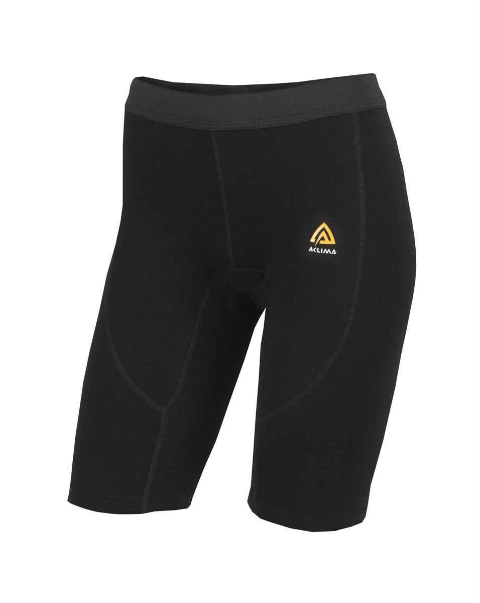 Aclima WarmWool Shorts Long Womens Black