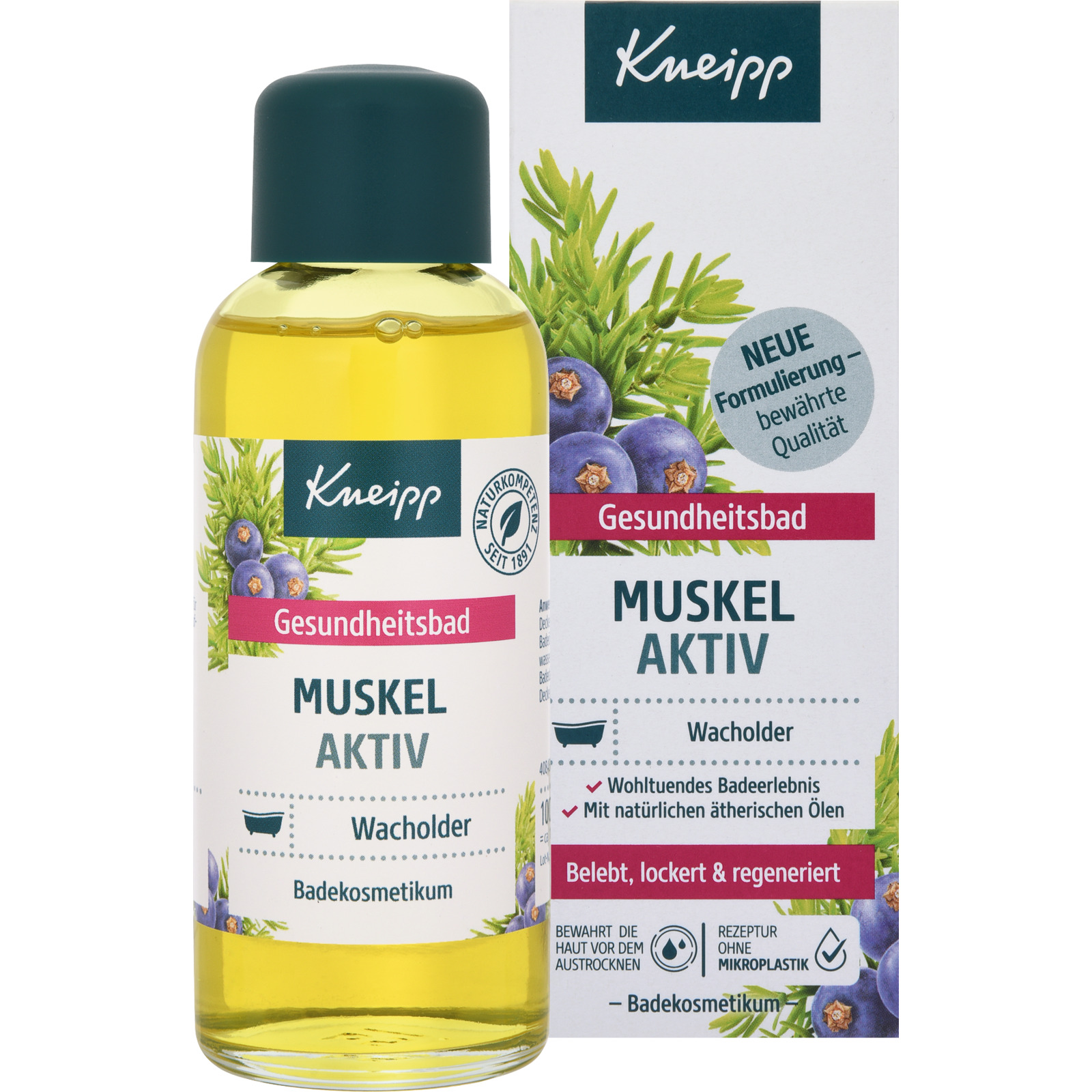 Kneipp Gesundheitsbad Muskel Aktiv Wacholder 100 ml