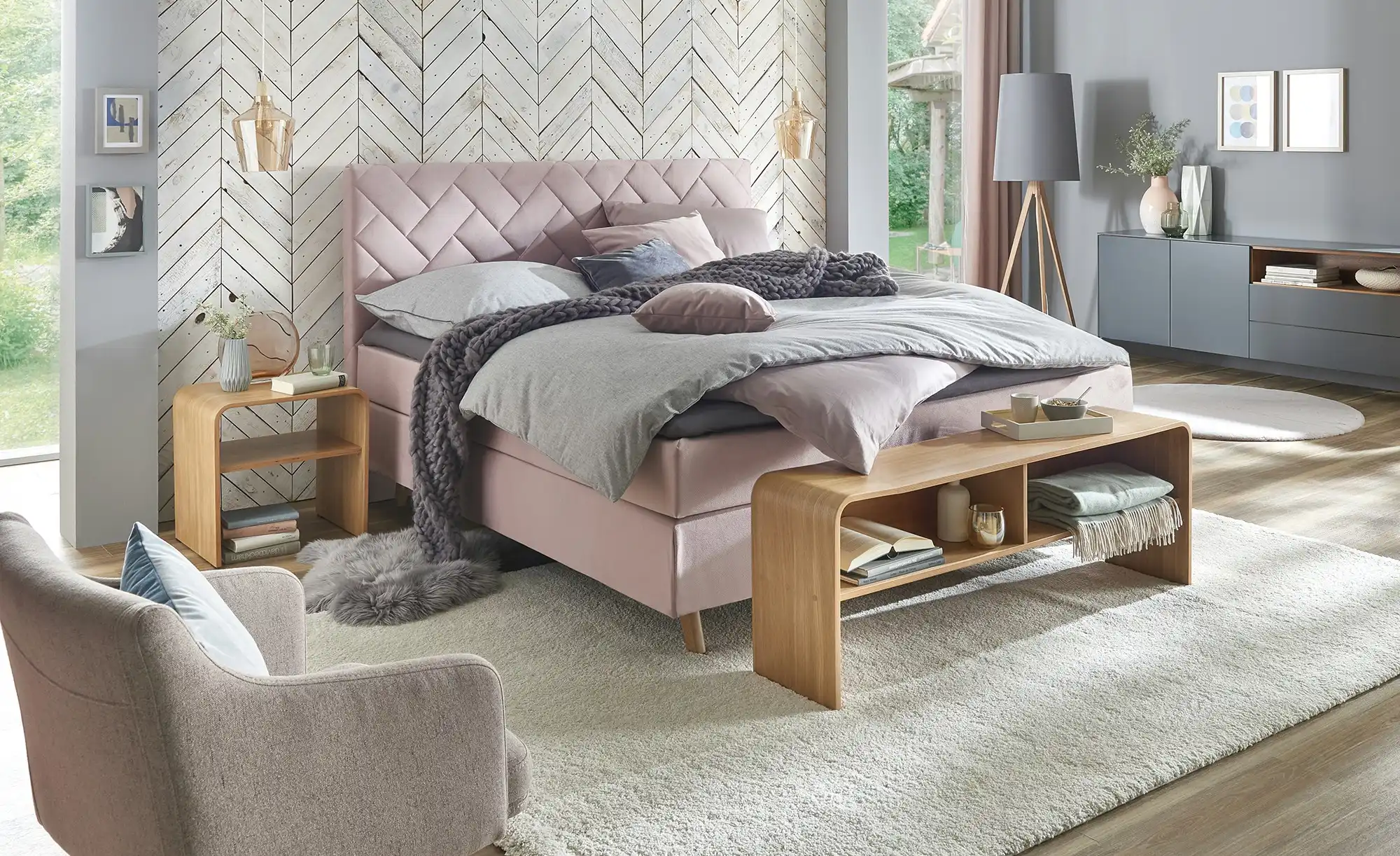 SKAGEN BEDS Boxspringbett Weave
