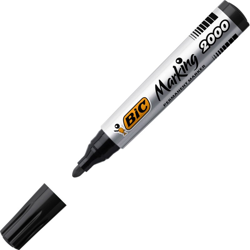 Marqueur permanent Bic 2000 pointe ogive 4,95 mm