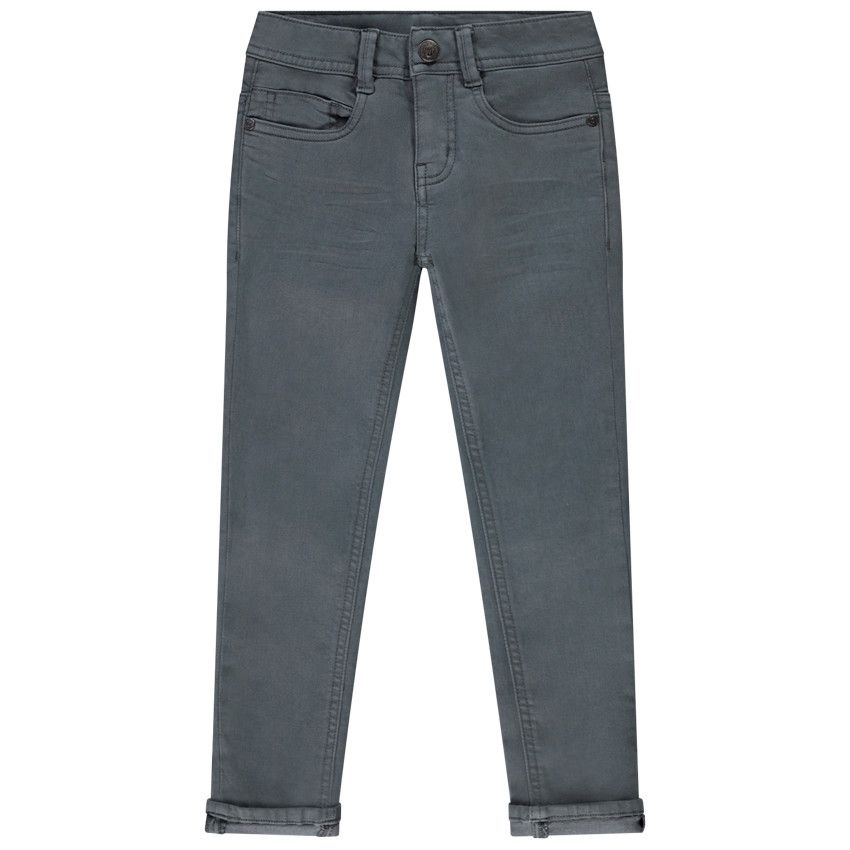 Jean slim effet crinkle pour garçon - Kaki