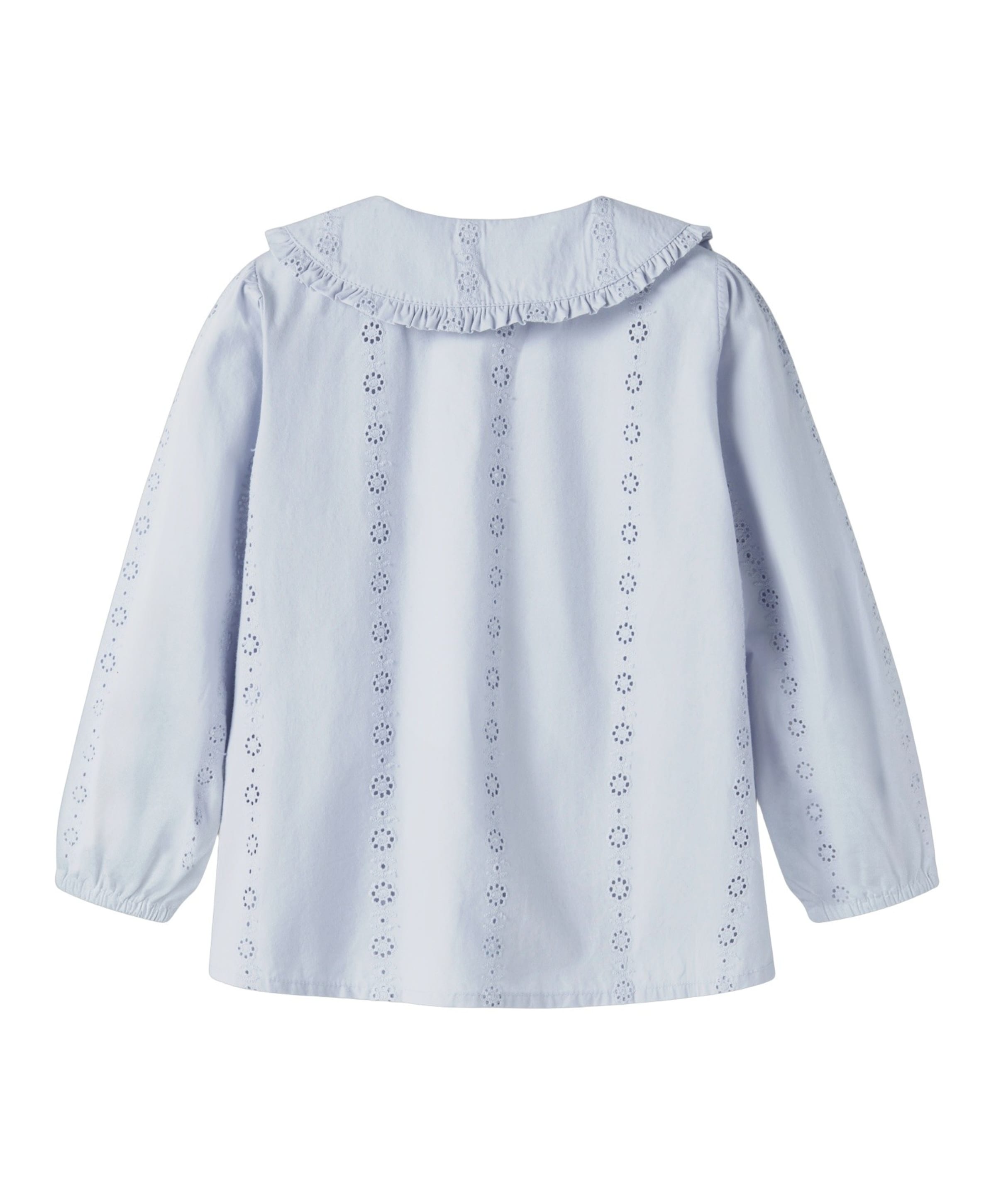 Name it Meisjes blouse lange mouw blauw