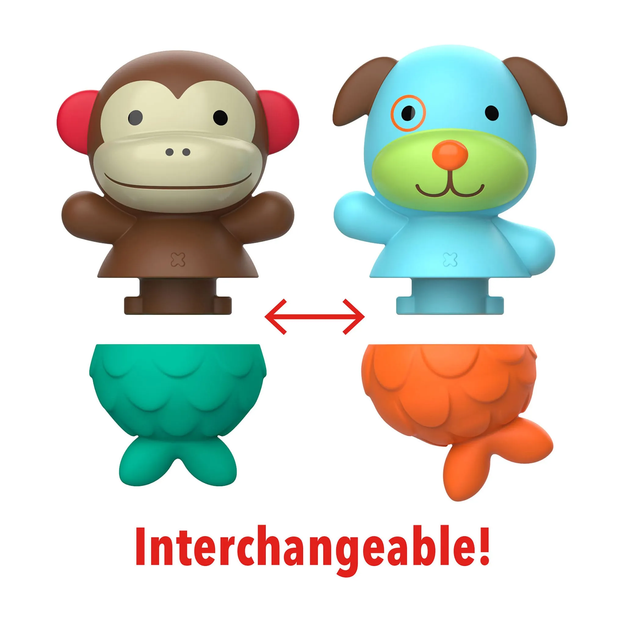 Skip Hop Singe et Chien de Bain