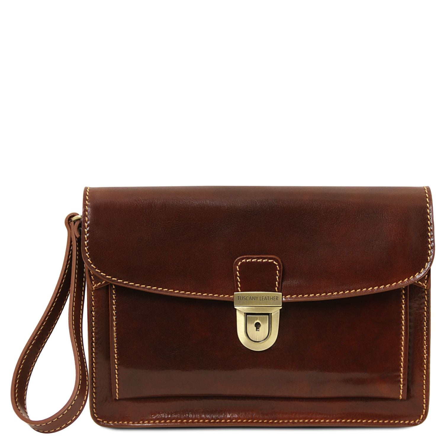 TL8075 – Max – leren handy wrist bag