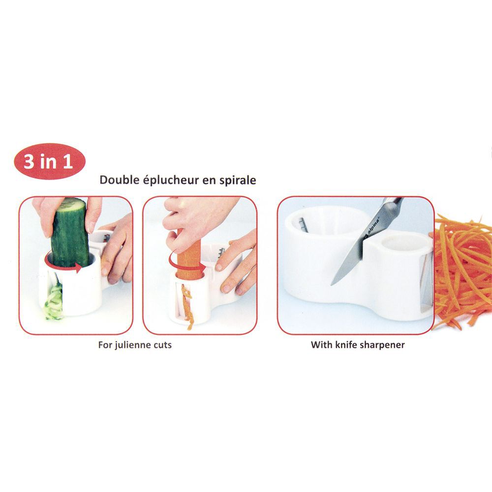 Taille légume spirale en inox