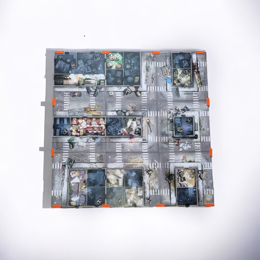 12 Clips connecteurs orange pour Zombicide (toute version)