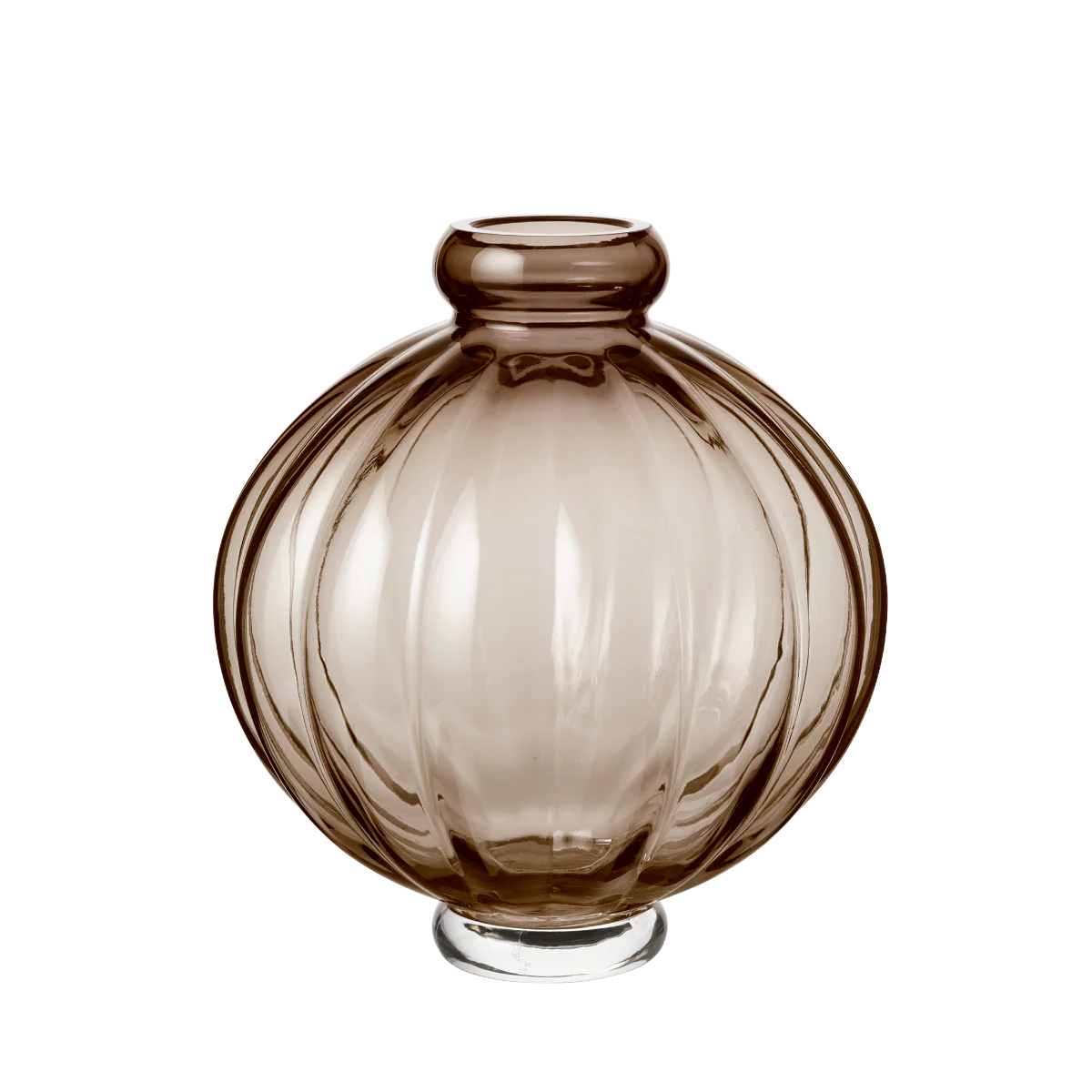 Louise Roe  Balloon vase #01, smoke - H:25 cm.