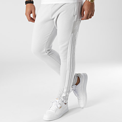 Pantalon Jogging A Bandes GT6644 Gris Clair