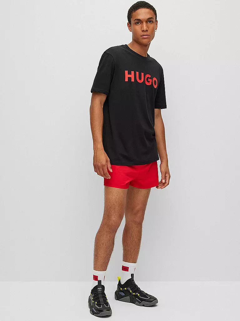 HUGO T-Shirt DULIVIO schwarz