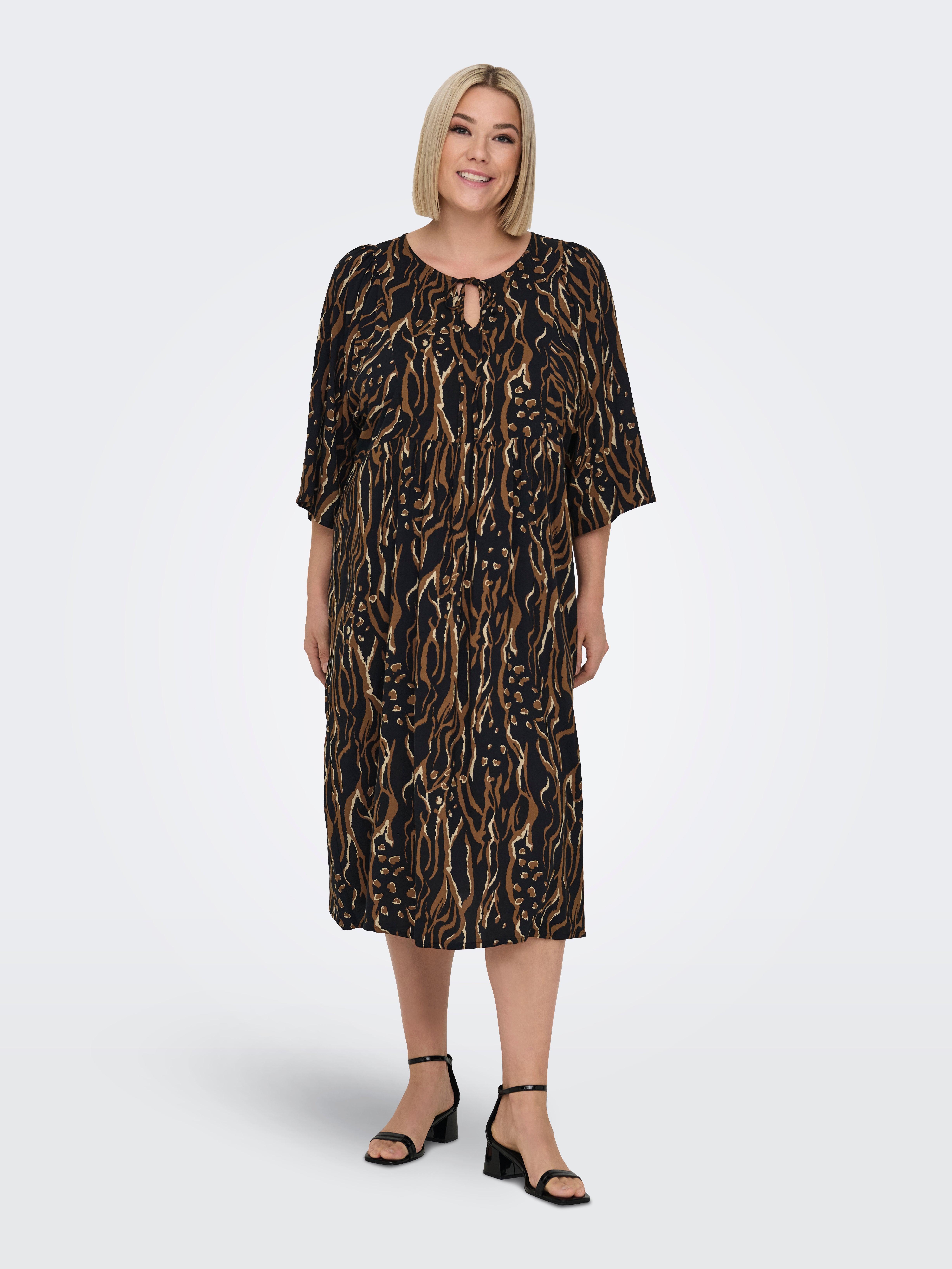 CARPEONY Langes Kleid Black