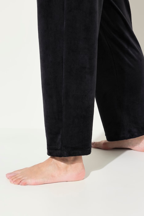 Loungewear-Nickihose, weites Bein, recycelt