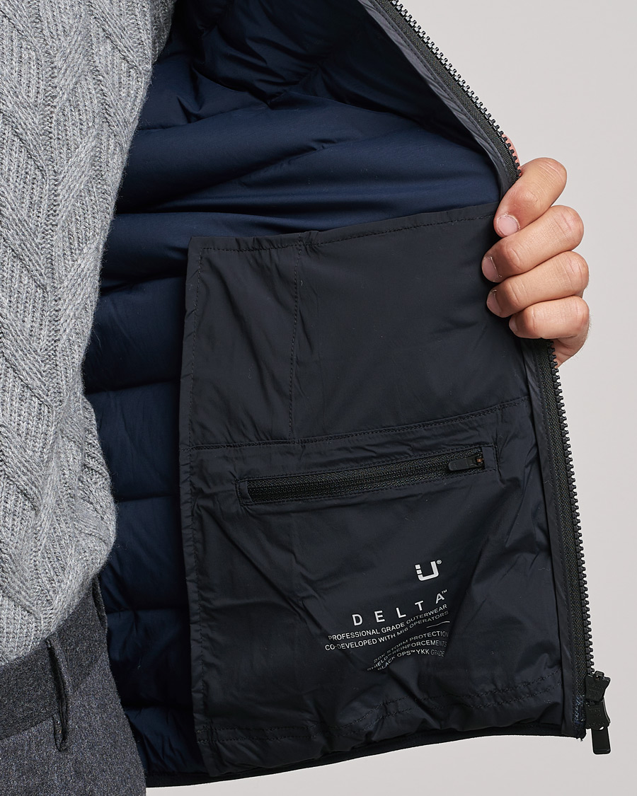 UBR Sonic Delta Hooded Jacket Navy