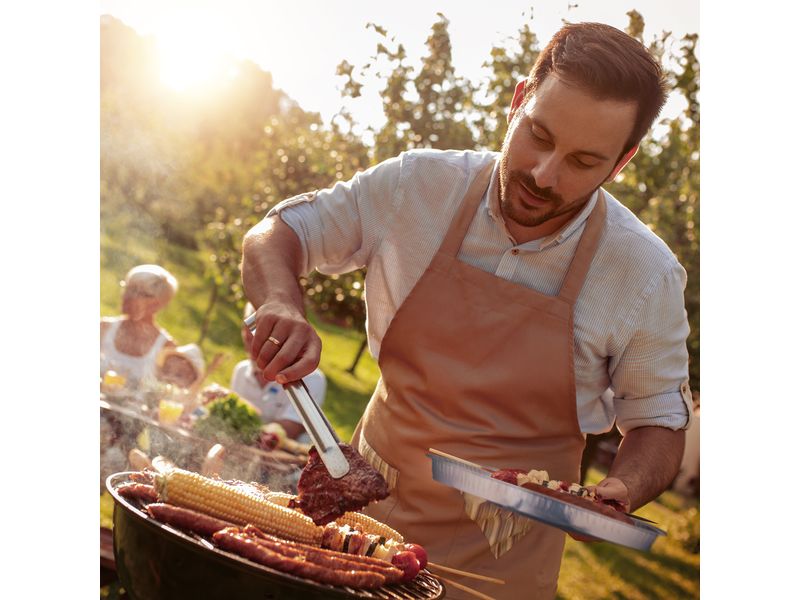relaxdays Grillschale 25 Stück Runde Aluschalen