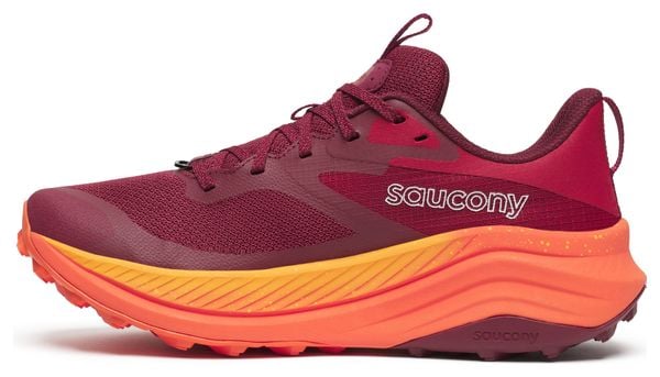 Chaussures Trail Saucony Xodus Ultra 3 Rouge/Orange Femme