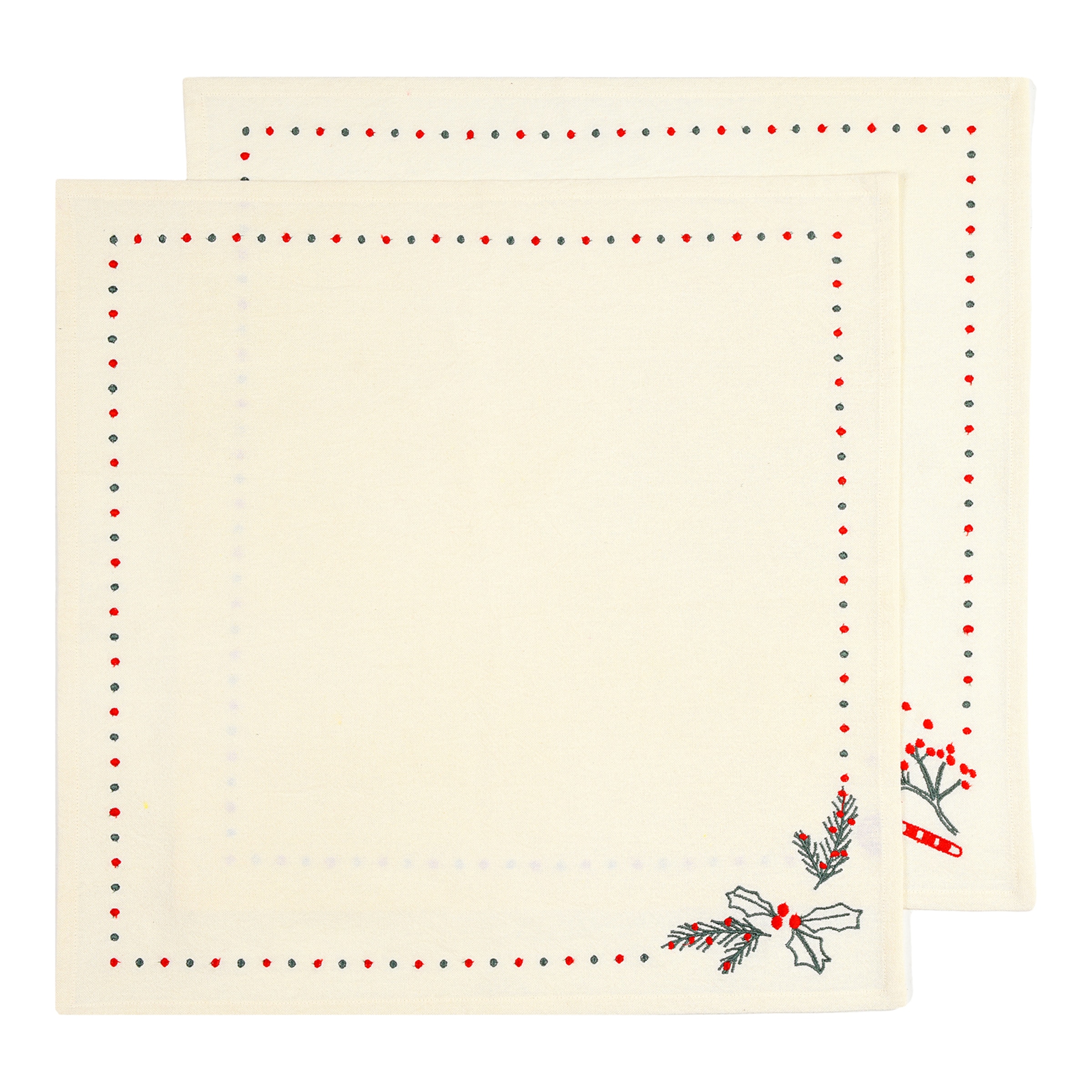creme, L 45 x B 45 cm, 2 Stück