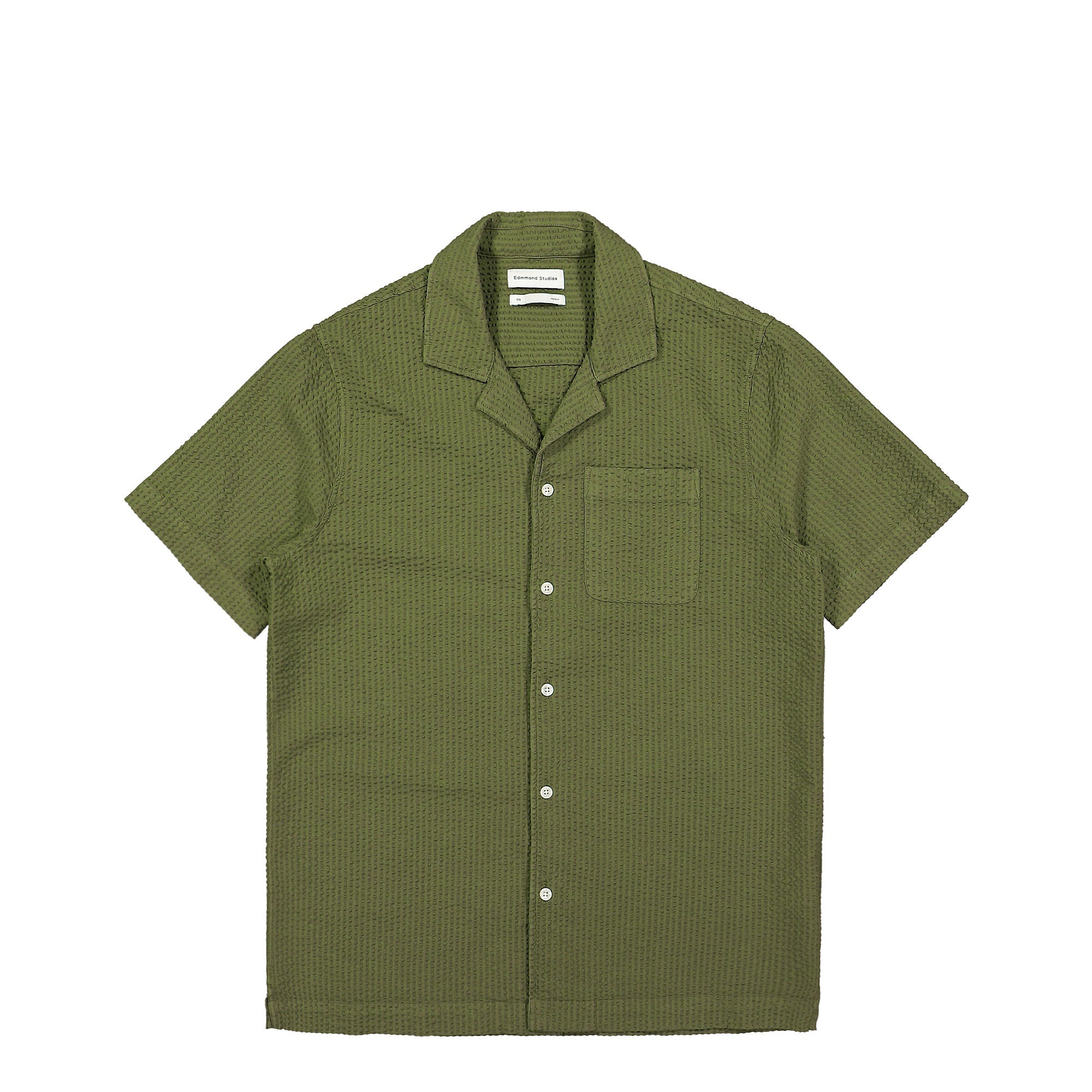 Edmmond Studios<br>Seersucker Short Sleeve Shirt