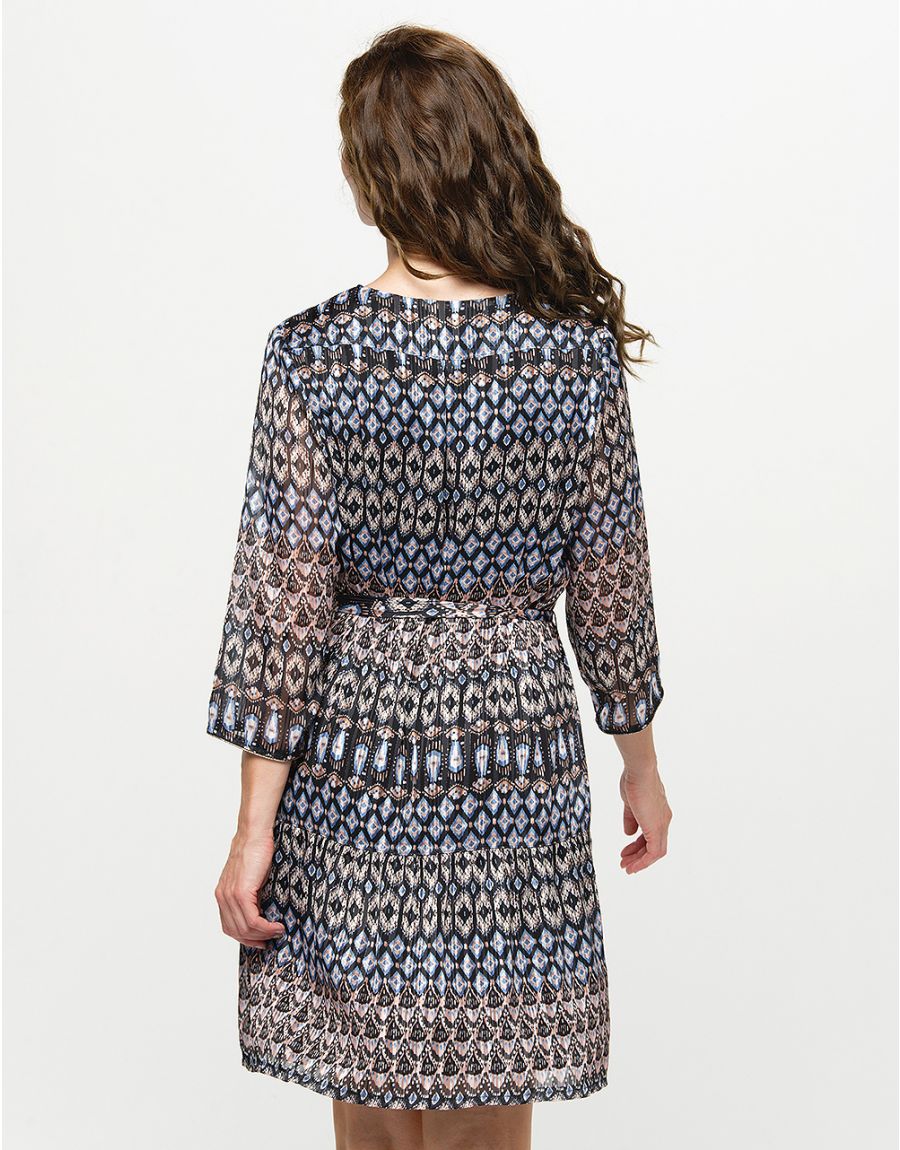 Robe droite imprimée