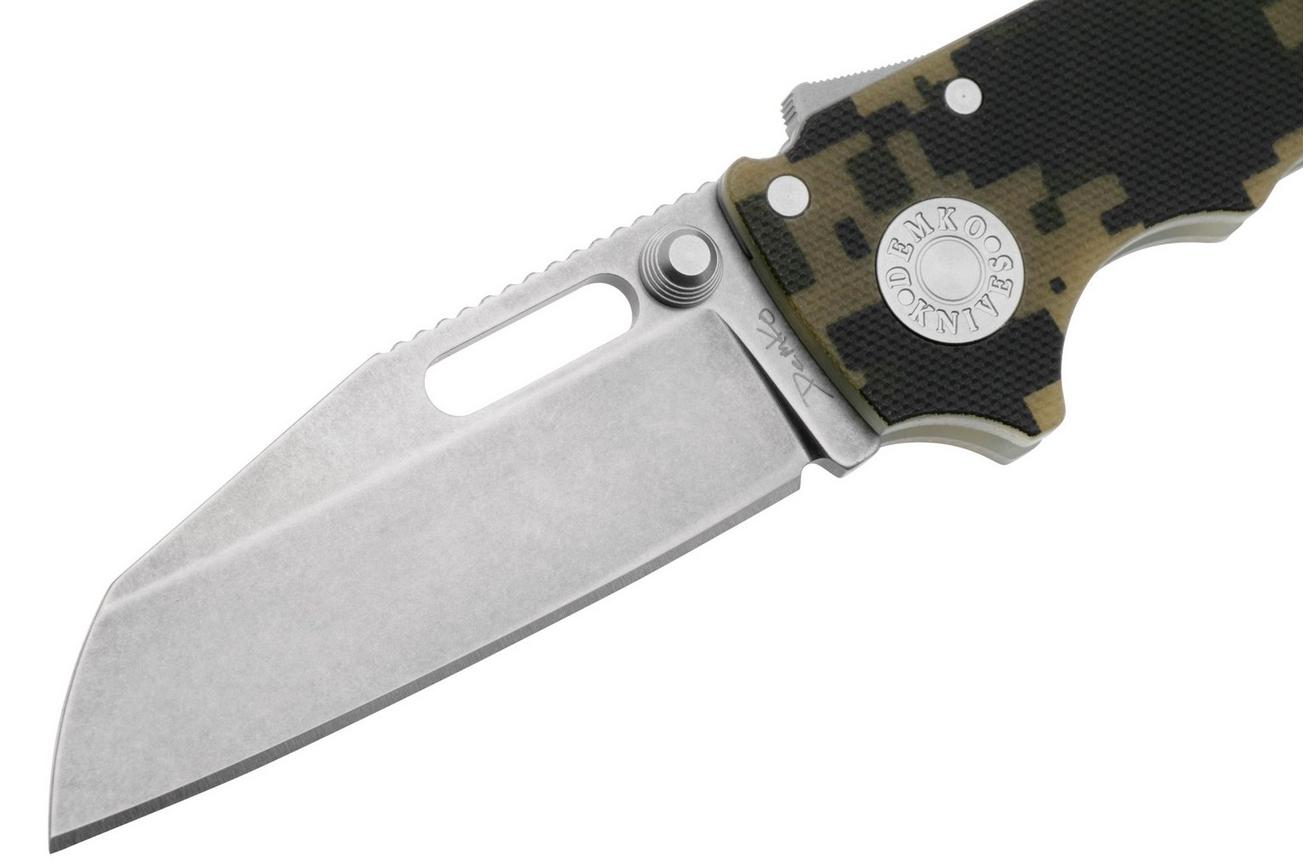 Demko Knives AD20.5 Shark-Lock CPM 3V Shark Foot AD205-3V-SFDC Digi-Camo G10, zakmes