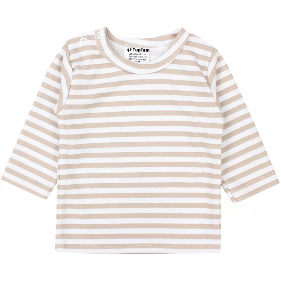 TupTam Baby Jungen Langarmshirt 5er Set graubeige