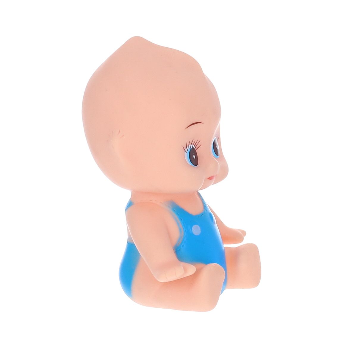 Mini poupée bébé vintage en combinaison bleue Mercredi et Patati