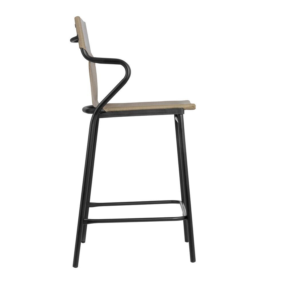 Mittelhoher Sessel mit Großem Sitzkomfort Horizon Middle Batyline® Duo Braun Noisette-Noir