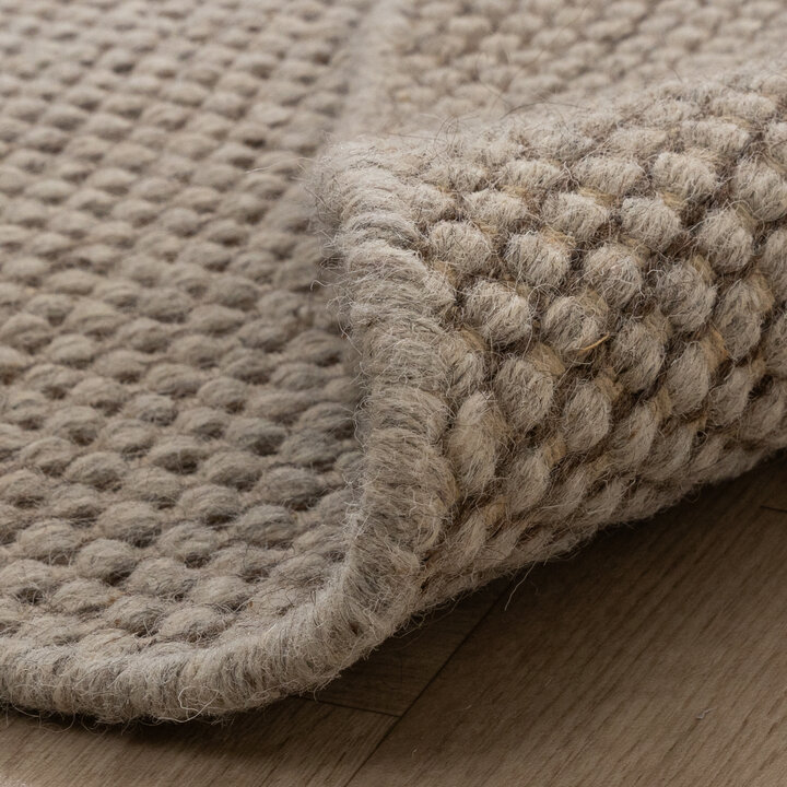 Rond wollen vloerkleed - Bliss Beige/Bruin