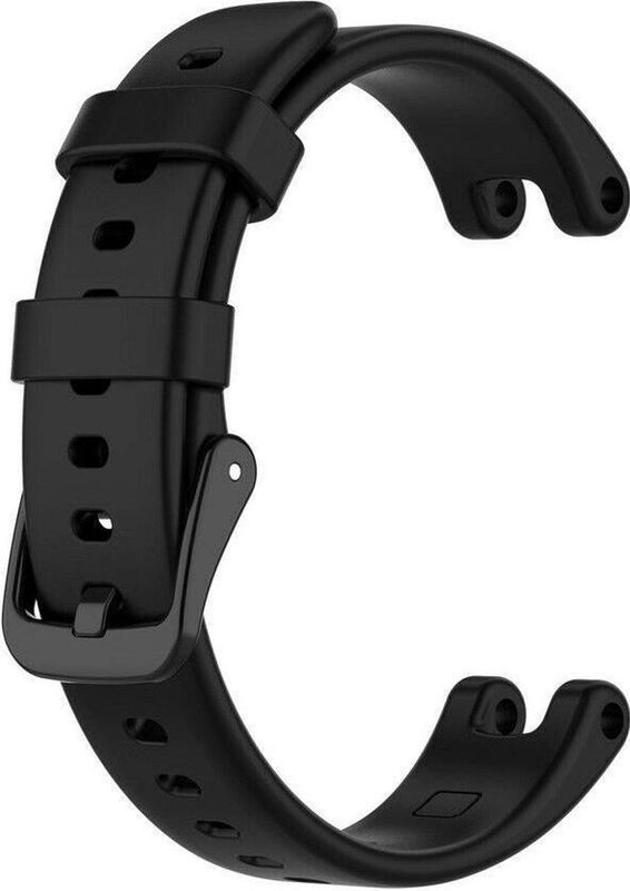 STRAP-IT - Siliconen Band - Zwart - Geschikt voor Garmin Lily