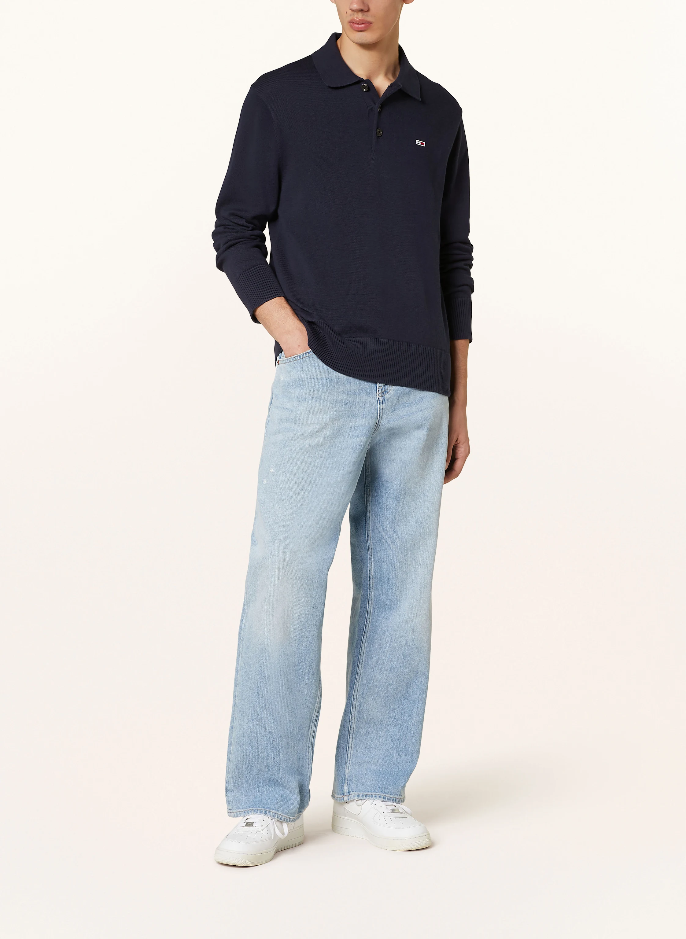 TOMMY JEANS Strick-Poloshirt