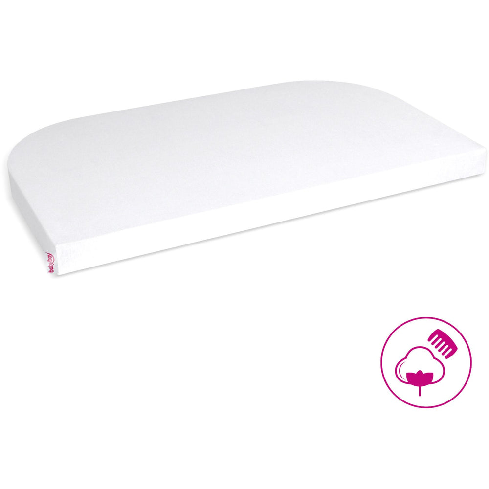 Køb babybay ® White Jersey Cover Deluxe Lagen Maxi, Midi, Boxspring, Comfort and Comfort Plus
