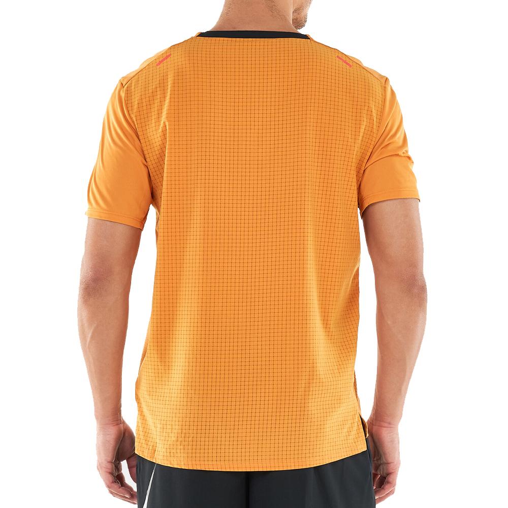 Nike T-shirt Orange Homme Nike Rise