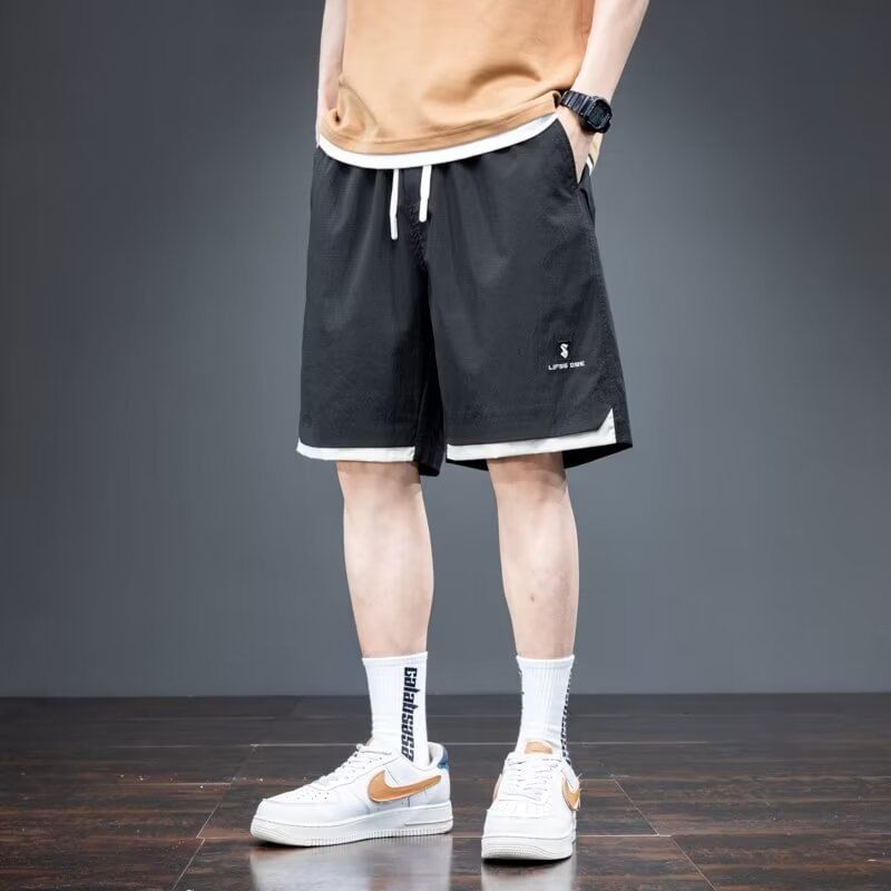 Urtishia - Snel drogende shorts met trekkoord in de taille