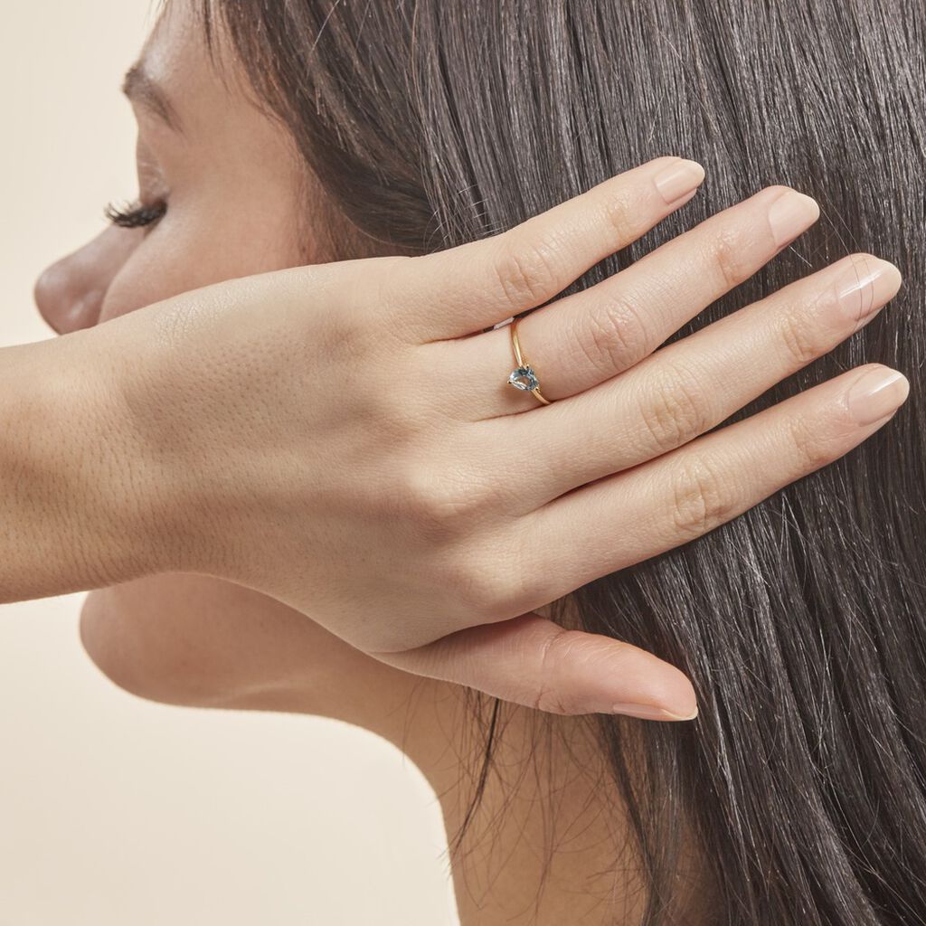 Bague Miyah Or Jaune Topaze