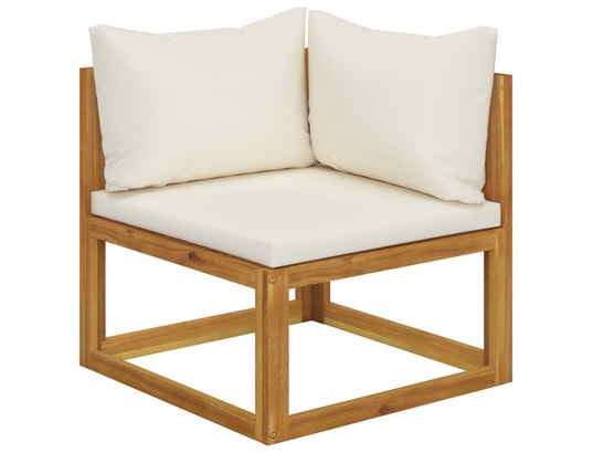 LES TENDANCES - Salon extérieur Salon de jardin-crème-6 places-68x70x60-299204