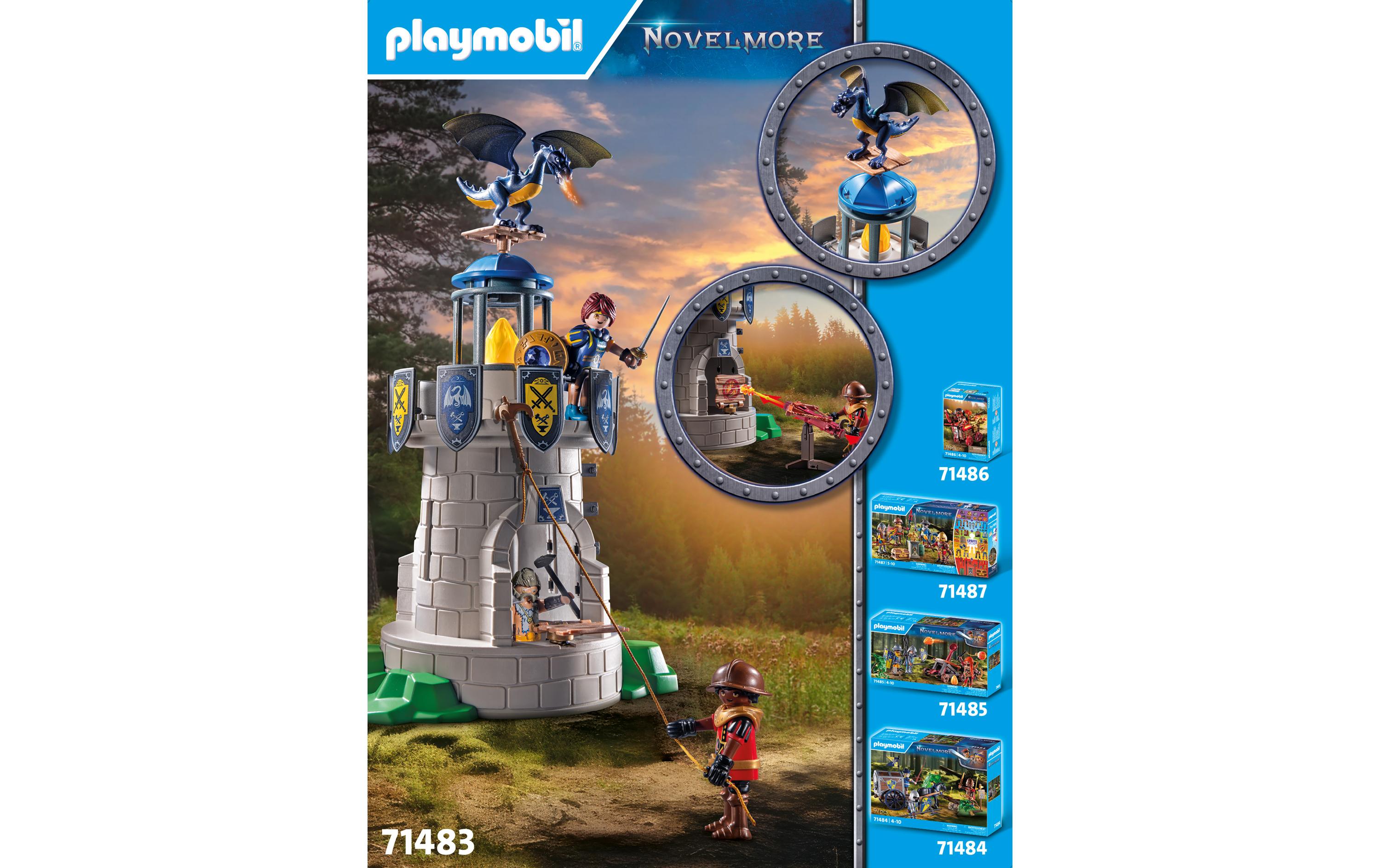 Novelmore Ritterturm mit Schmied und Drache 71483Ritter-Spielset