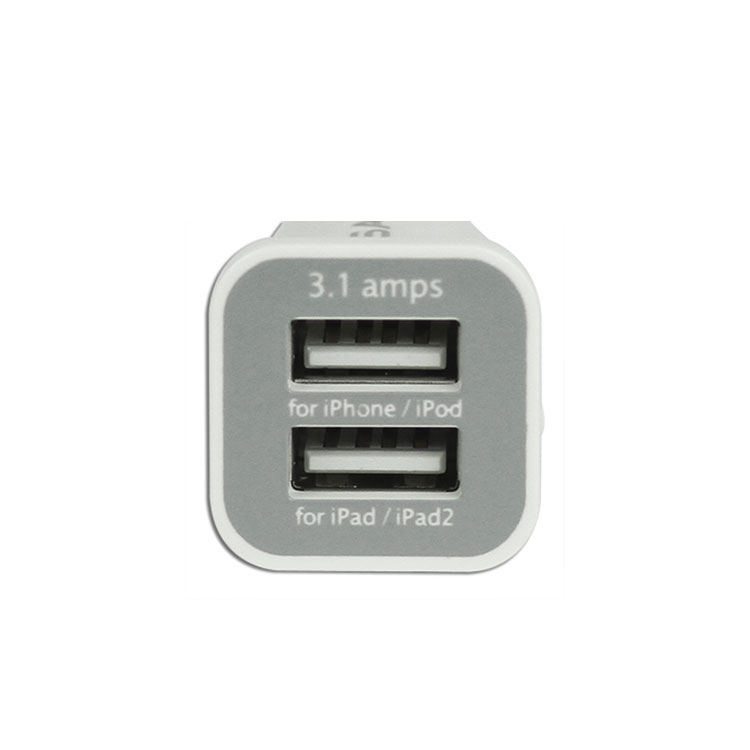 Auto KFZ Dual USB Ladegerät (3.1A) - Schwarz