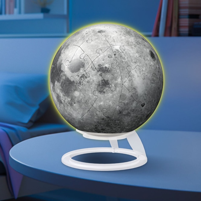 3D Puzzleball - Glow in the Dark - The Moon