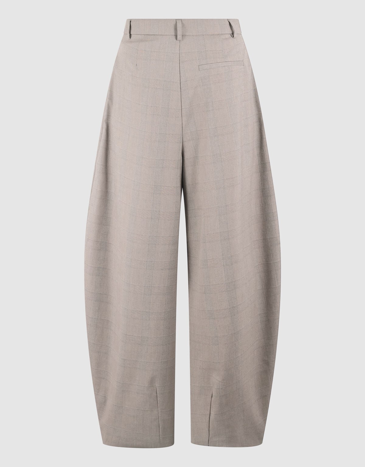 Ruiten Barrel Fit Broek Lichtgrijs