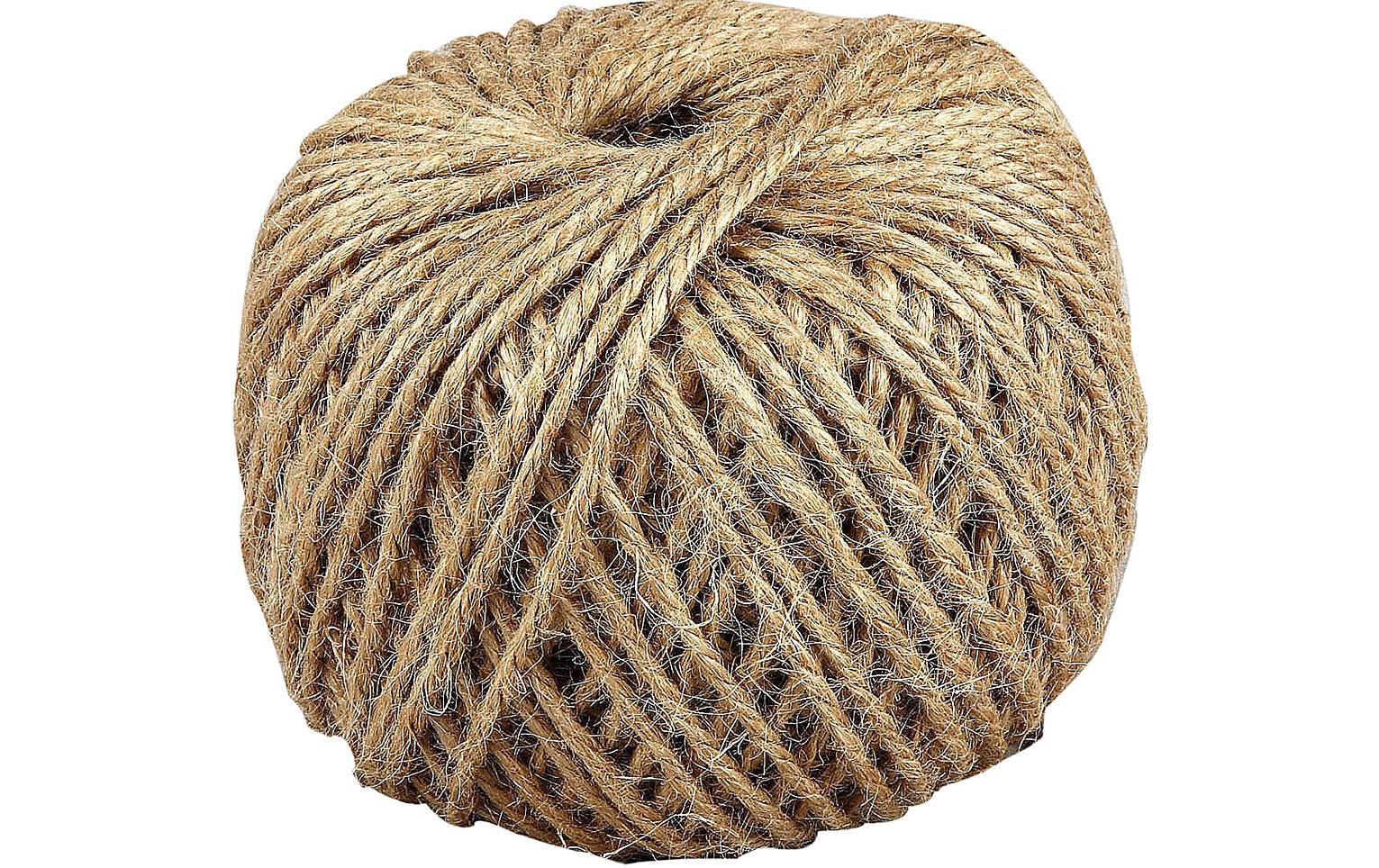 Schnur Naturgarn, 3 mm, 100 m, 1 RolleNatürliche Schnur