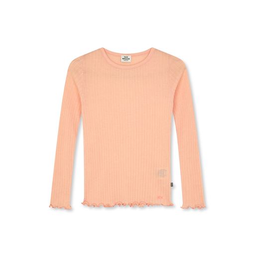 Mads Nørgaard Langærmet T-shirt, Coral Melange, 14 år
