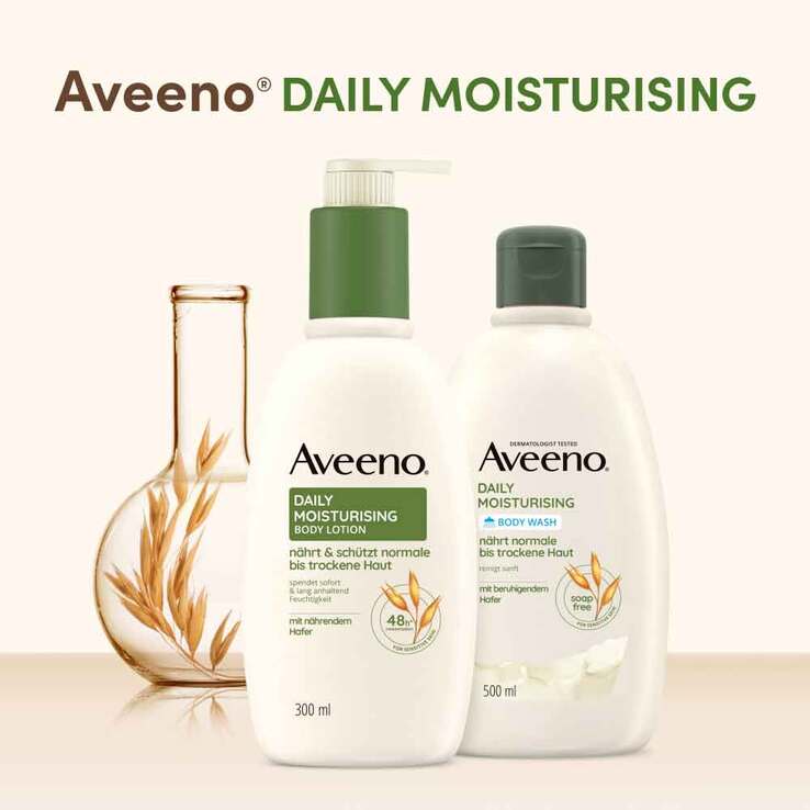 Aveeno Daily Moisturising seifenfreies Duschgel, 500 ml