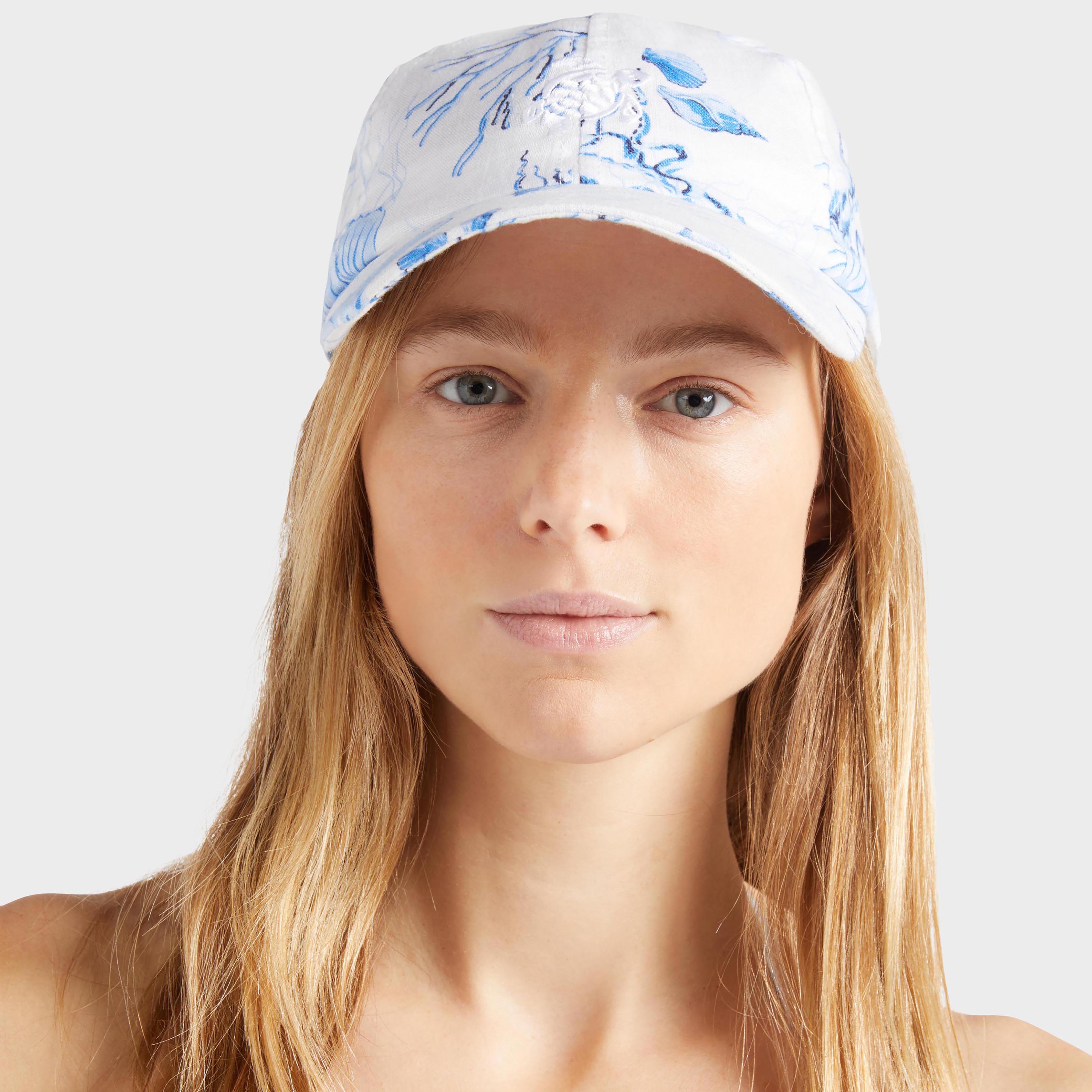 Casquette en lin homme Medusa and Shells